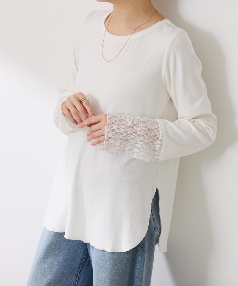 【累計売上1.8万枚】【スクエアネックが登場】 裾シアーロンT