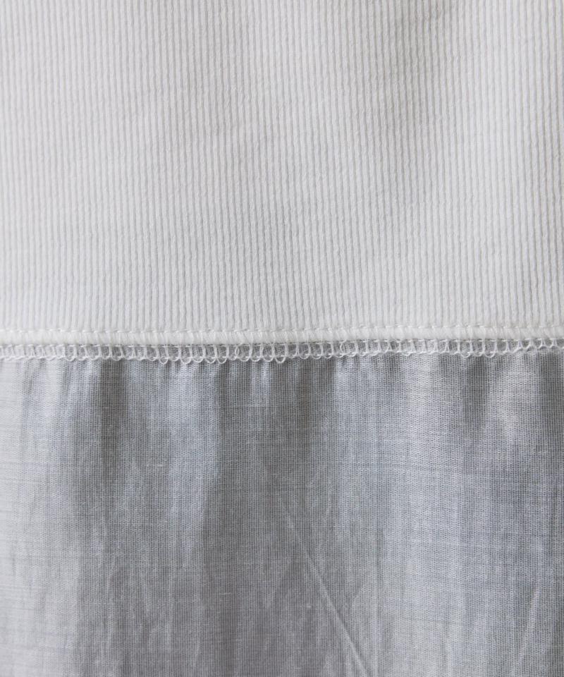 【累計売上1.8万枚】【スクエアネックが登場】 裾シアーロンT