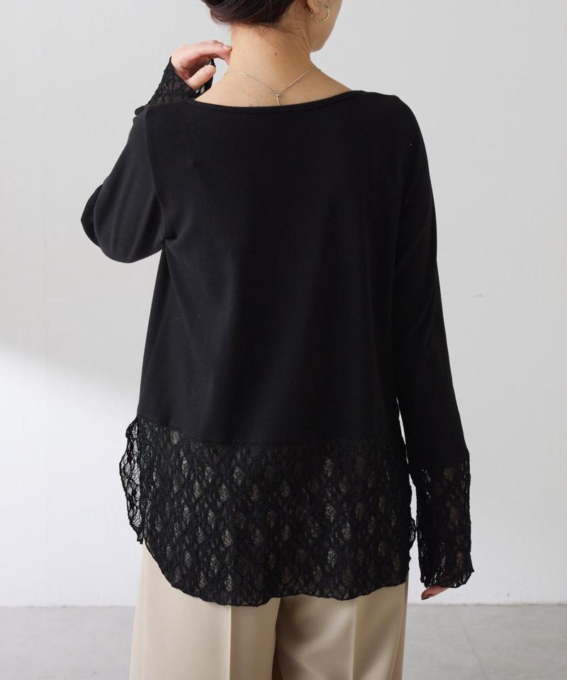 【累計売上1.8万枚】【スクエアネックが登場】 裾シアーロンT