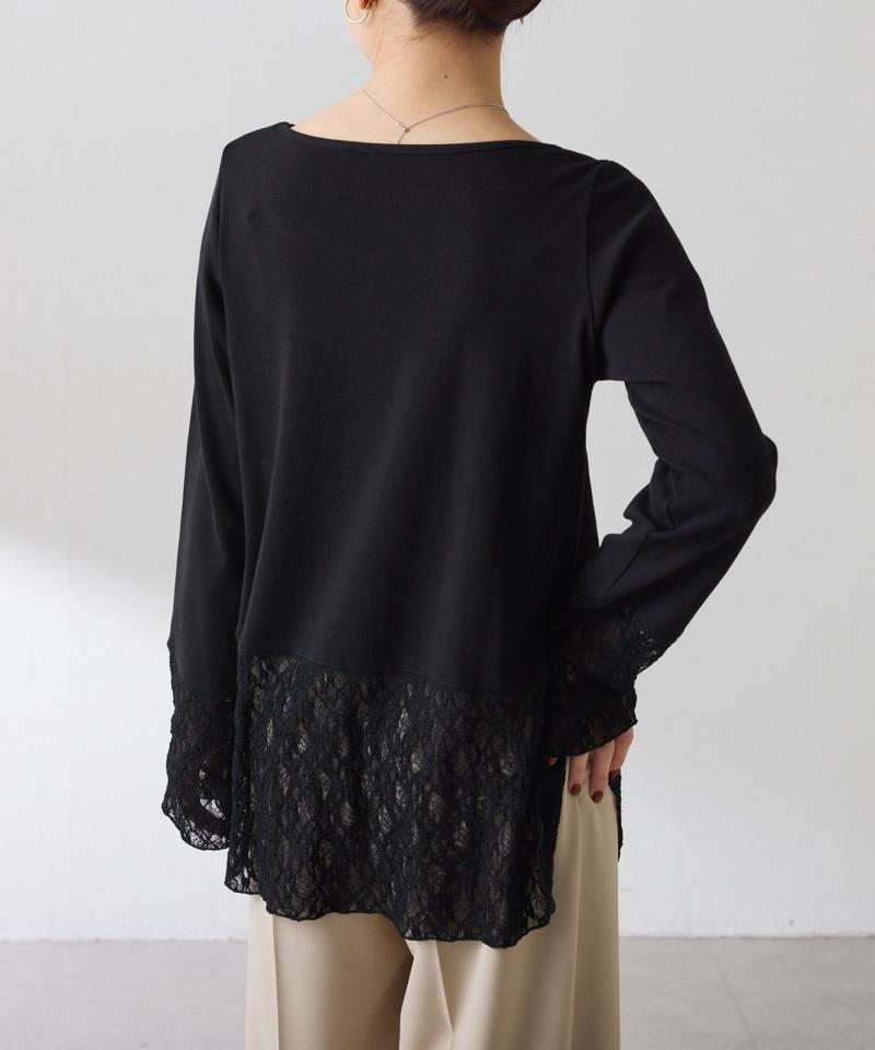 【累計売上1.8万枚】【スクエアネックが登場】 裾シアーロンT