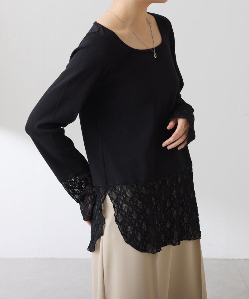 【累計売上1.8万枚】【スクエアネックが登場】 裾シアーロンT