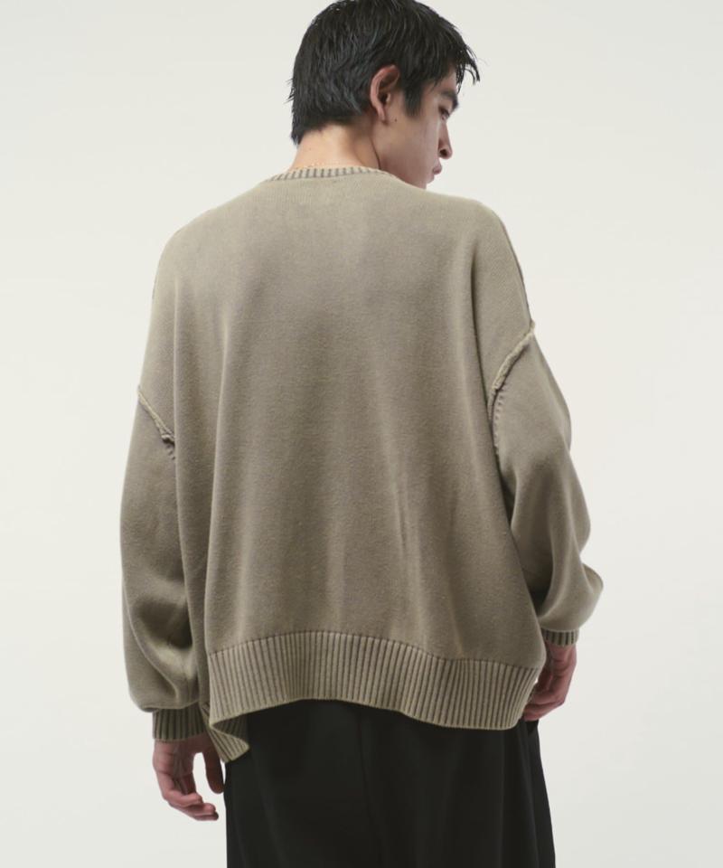 ストーンウォッシュニット