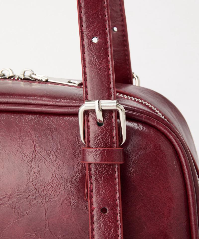 【動画あり/新色追加】ヴィンテージ合皮ボストンバッグ