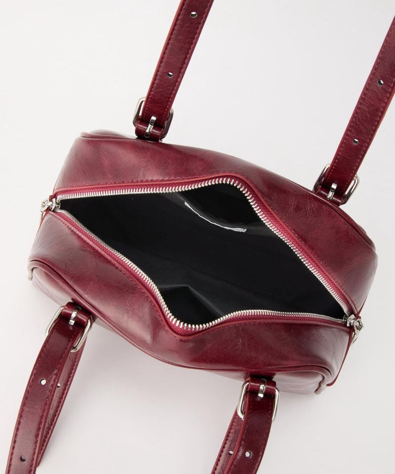 【動画あり/新色追加】ヴィンテージ合皮ボストンバッグ