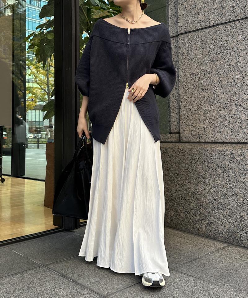 【新色追加/完売カラー再追加！】パネルプリーツスカート