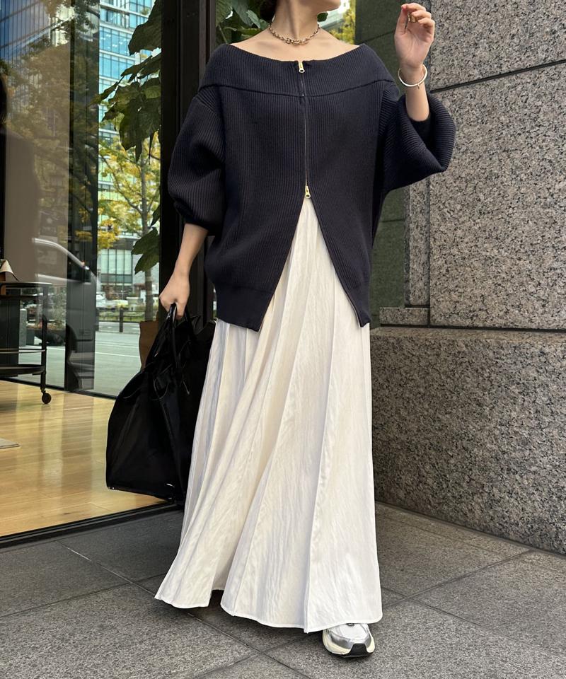 【新色追加/完売カラー再追加！】パネルプリーツスカート