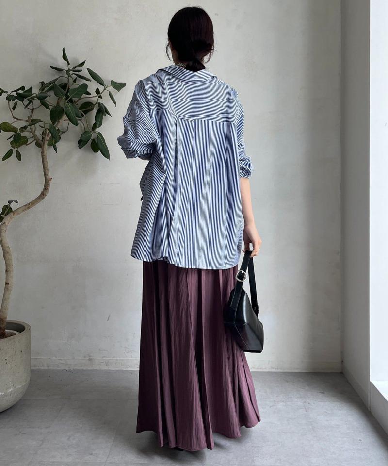 【新色追加/完売カラー再追加！】パネルプリーツスカート