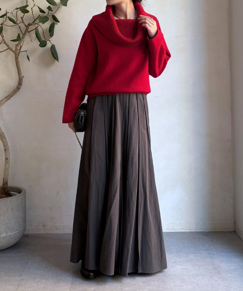 【新色追加/完売カラー再追加!】パネルプリーツスカート