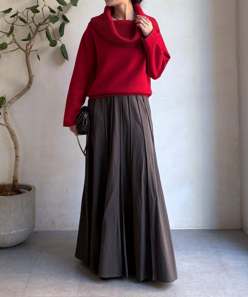 【新色追加/完売カラー再追加!】パネルプリーツスカート