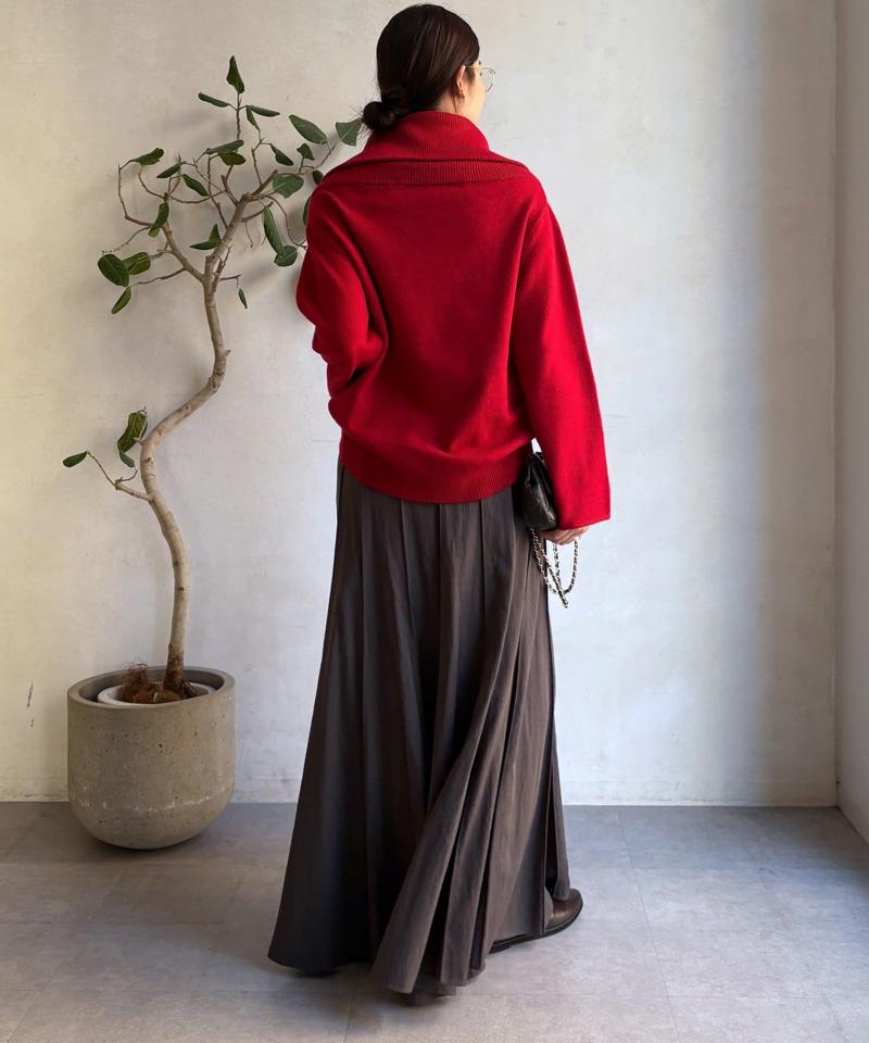 【新色追加/完売カラー再追加!】パネルプリーツスカート