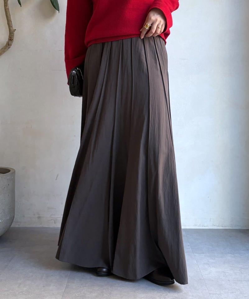 【新色追加/完売カラー再追加!】パネルプリーツスカート