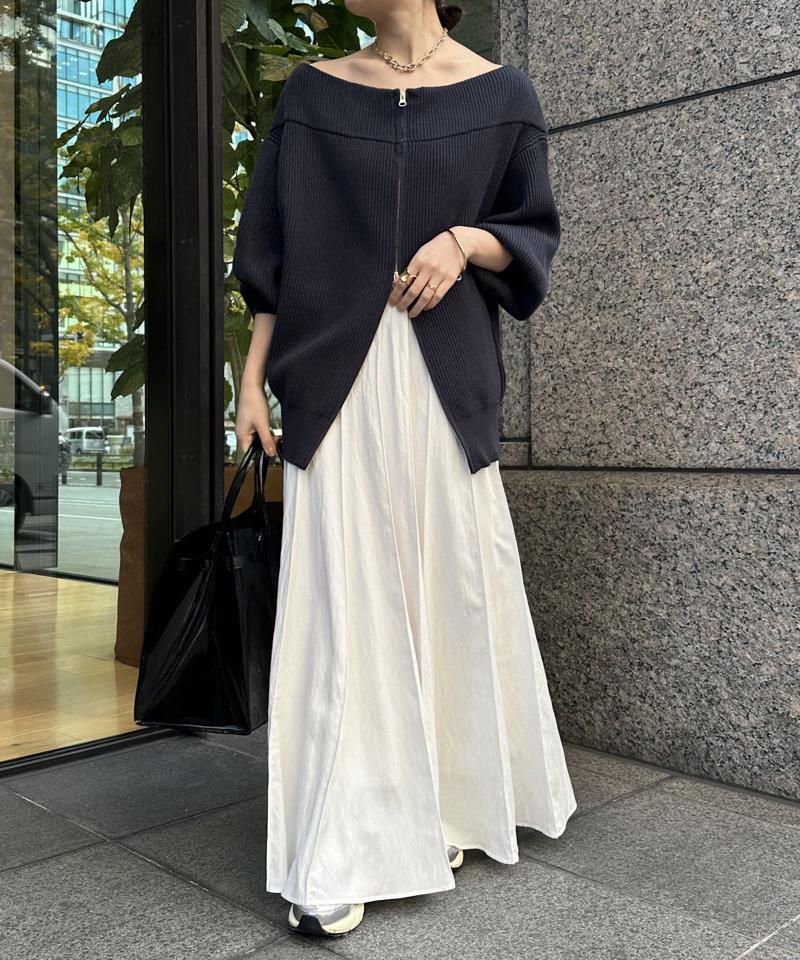 パネルプリーツスカート