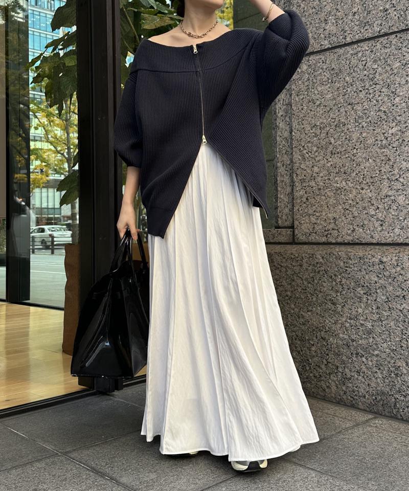 パネルプリーツスカート