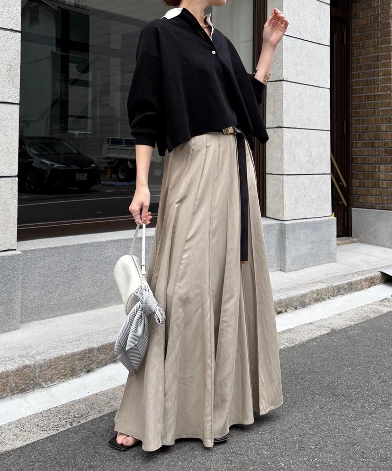 パネルプリーツスカート