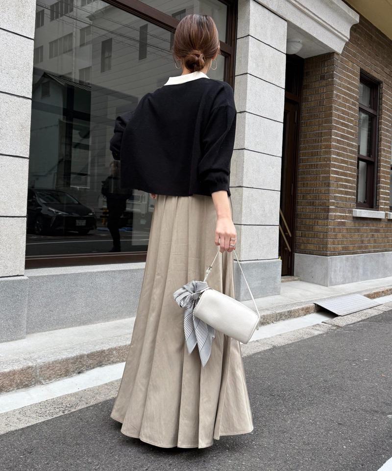 パネルプリーツスカート