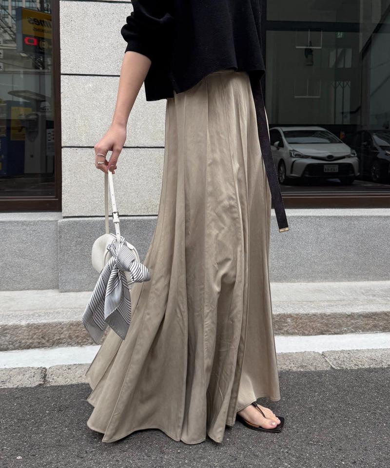 パネルプリーツスカート