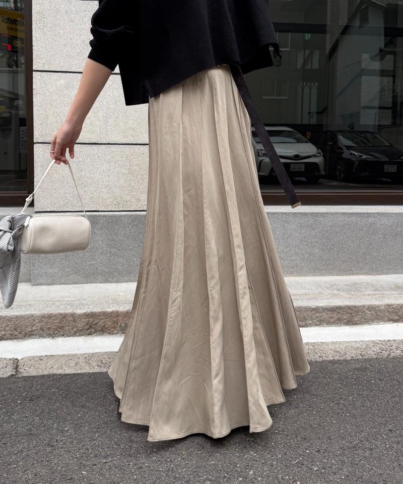パネルプリーツスカート