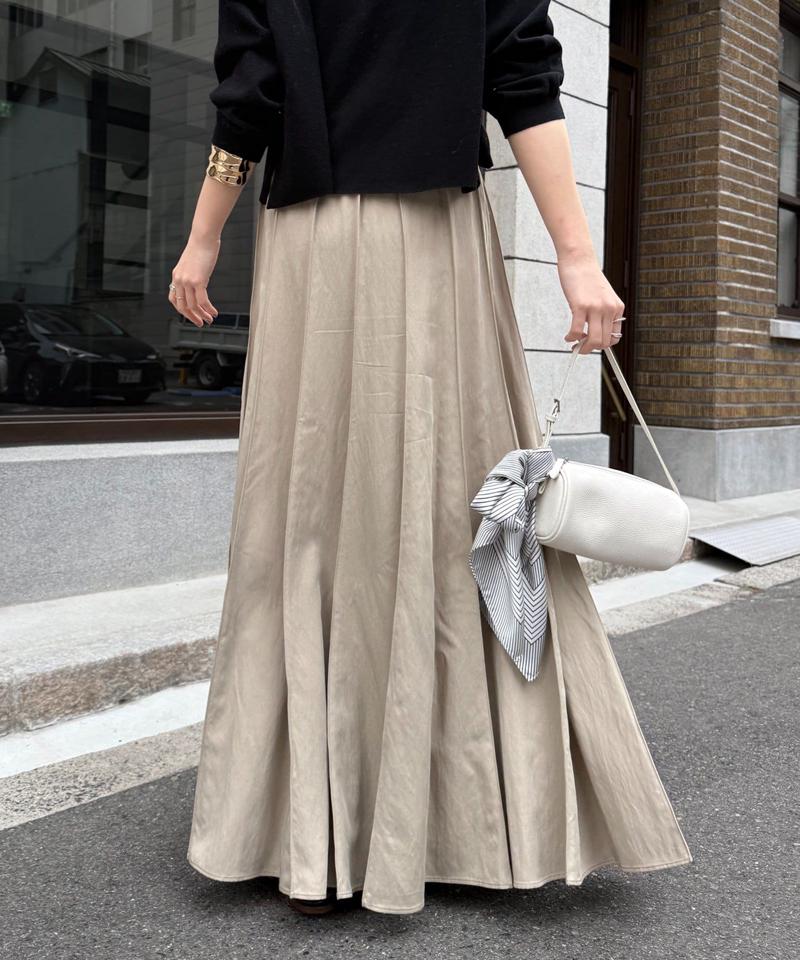 パネルプリーツスカート