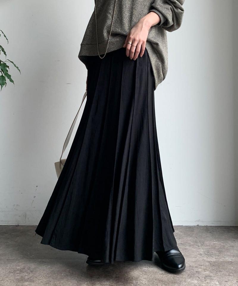 【新色追加/完売カラー再追加！】パネルプリーツスカート