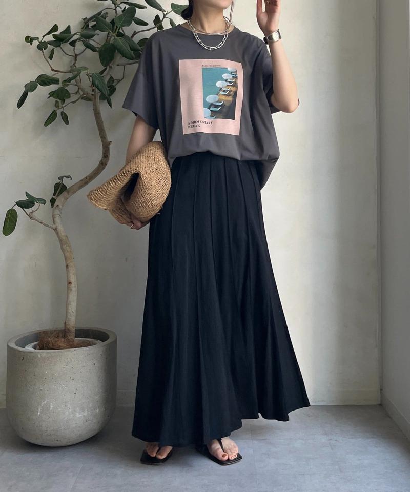 【新色追加/完売カラー再追加！】パネルプリーツスカート