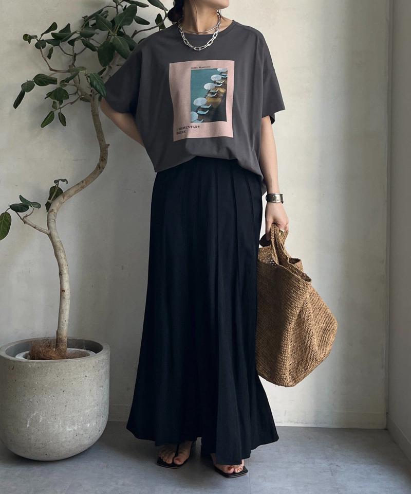 【新色追加/完売カラー再追加！】パネルプリーツスカート