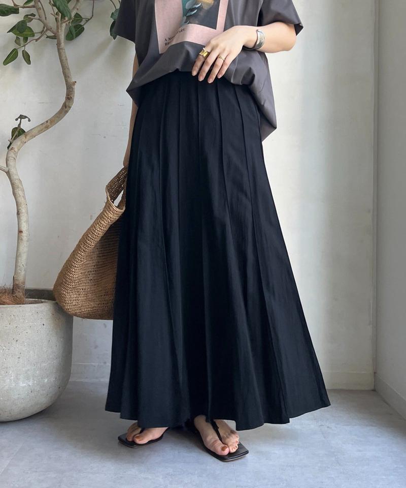 【新色追加/完売カラー再追加！】パネルプリーツスカート
