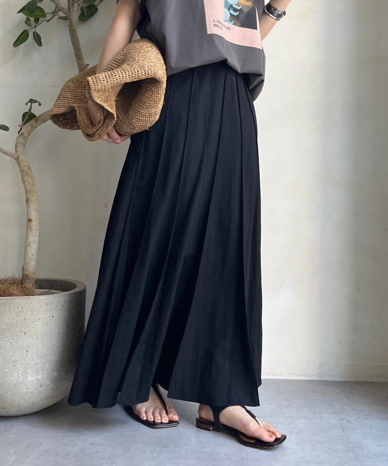 【新色追加/完売カラー再追加！】パネルプリーツスカート