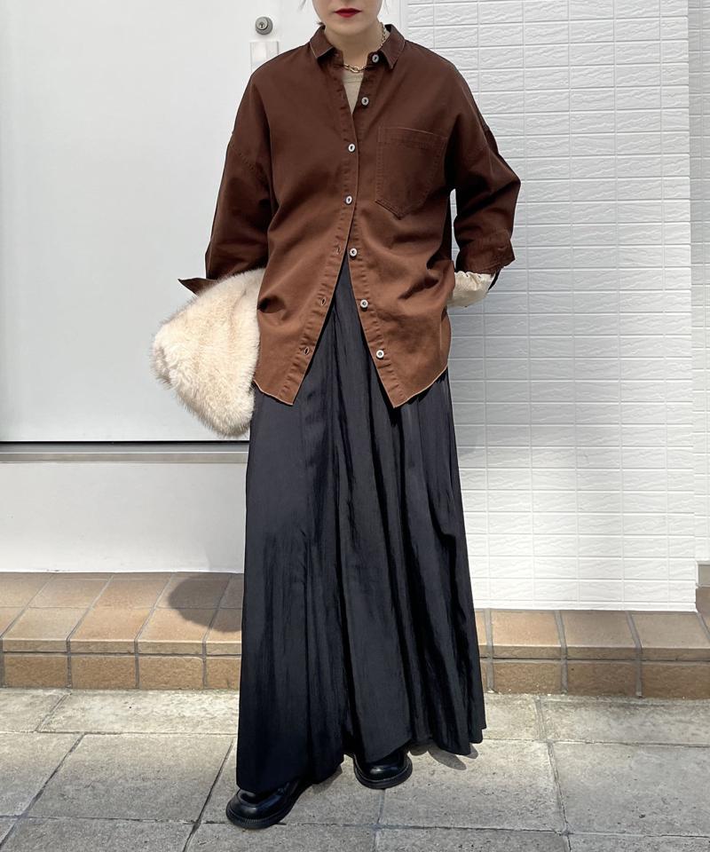 【新色追加/完売カラー再追加！】パネルプリーツスカート