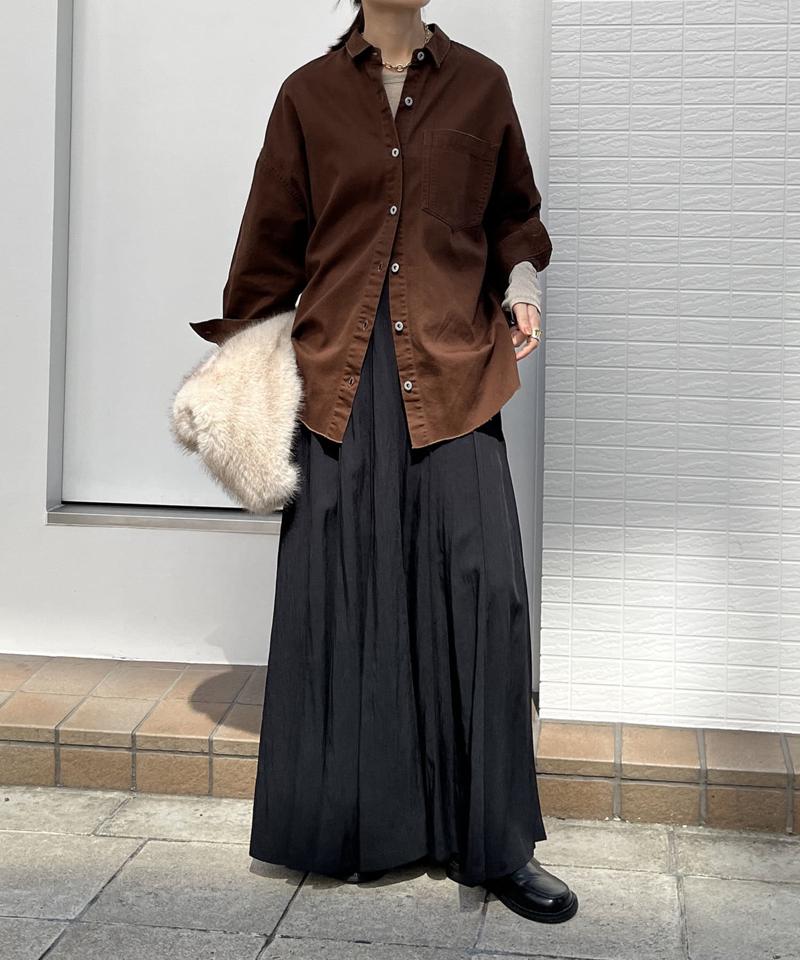 【新色追加/完売カラー再追加！】パネルプリーツスカート