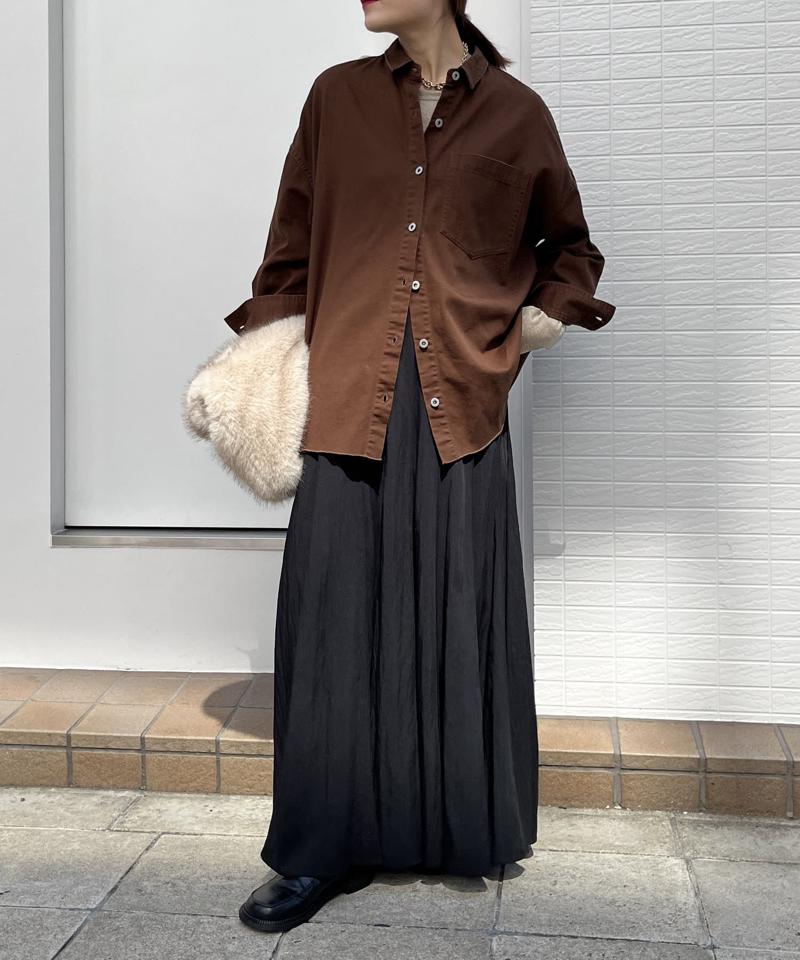 【新色追加/完売カラー再追加！】パネルプリーツスカート