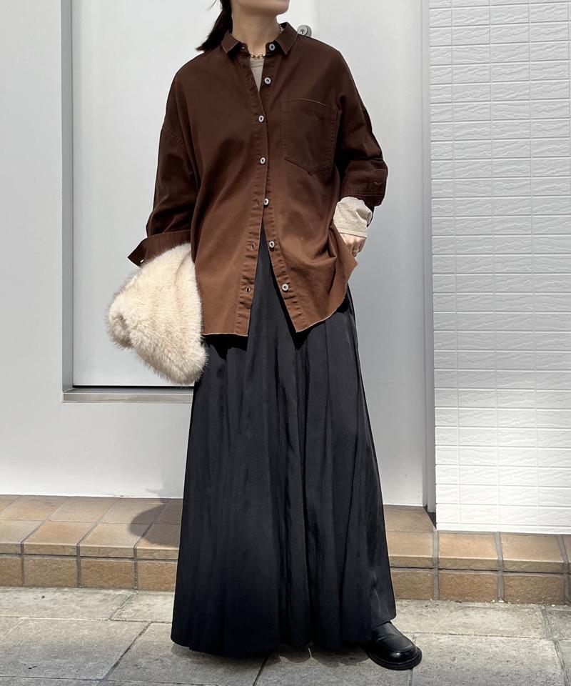 【新色追加/完売カラー再追加！】パネルプリーツスカート