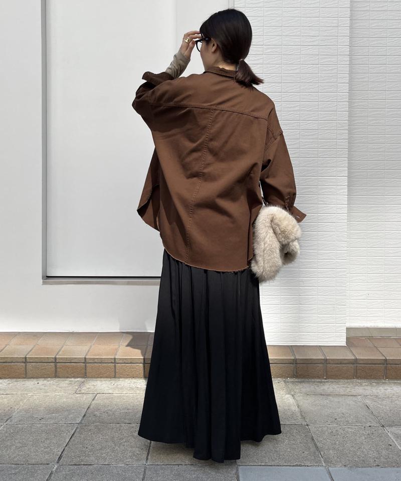 【新色追加/完売カラー再追加！】パネルプリーツスカート