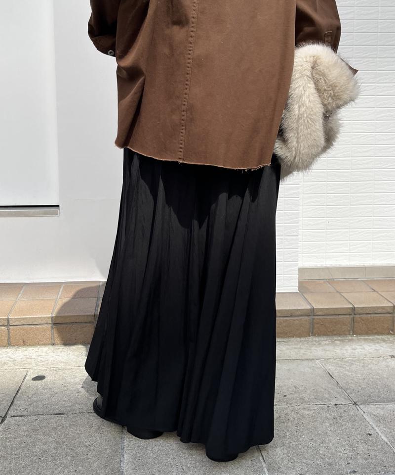 【新色追加/完売カラー再追加！】パネルプリーツスカート