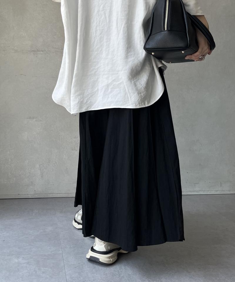 【新色追加/完売カラー再追加！】パネルプリーツスカート
