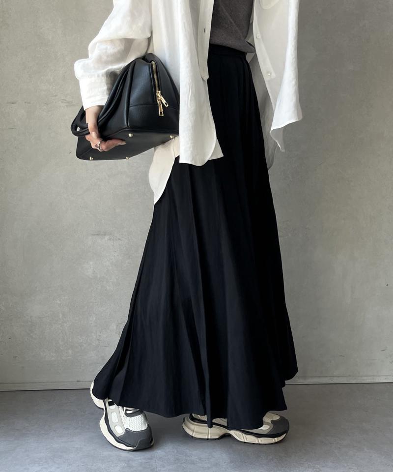 【新色追加/完売カラー再追加！】パネルプリーツスカート