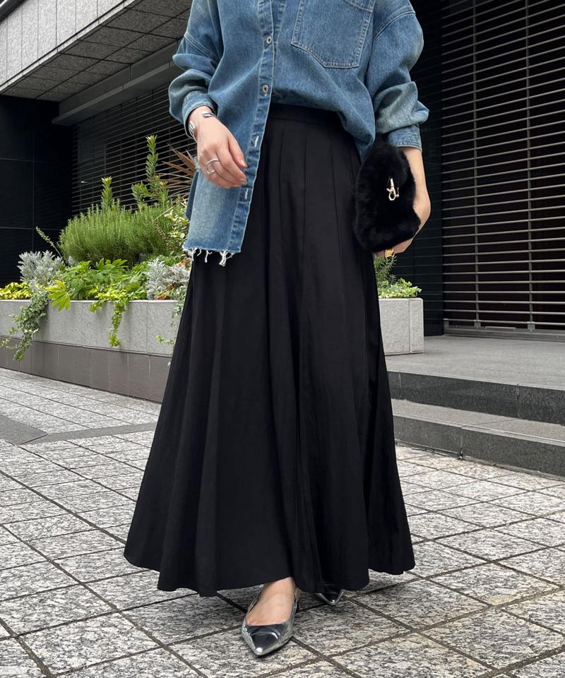 【新色追加/完売カラー再追加！】パネルプリーツスカート