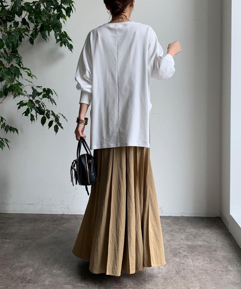 【新色追加/完売カラー再追加！】パネルプリーツスカート