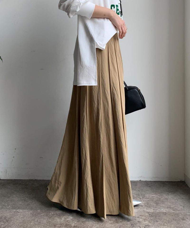 【新色追加/完売カラー再追加！】パネルプリーツスカート