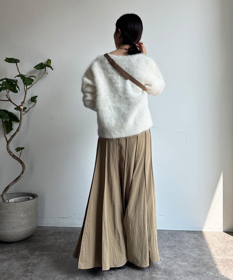 【新色追加/完売カラー再追加！】パネルプリーツスカート