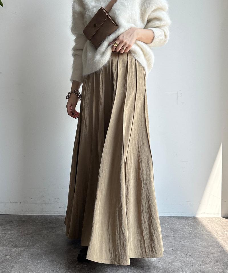 【新色追加/完売カラー再追加！】パネルプリーツスカート