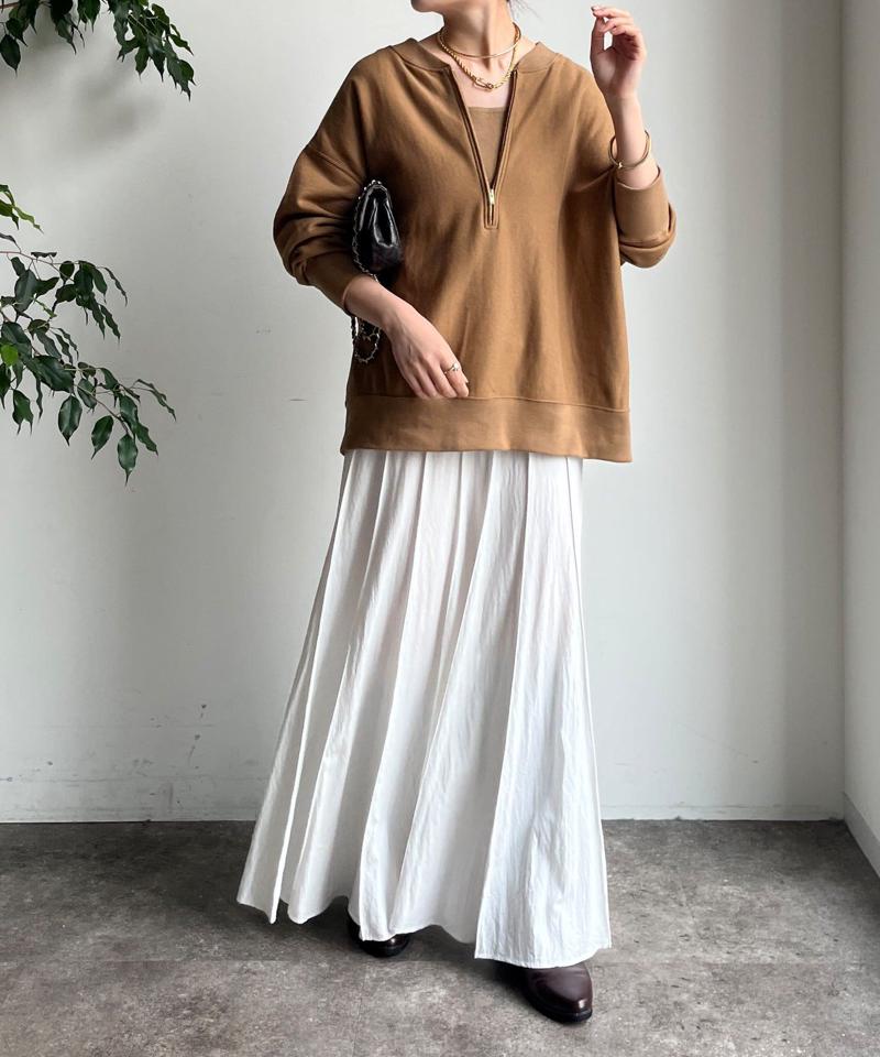 【新色追加/完売カラー再追加！】パネルプリーツスカート