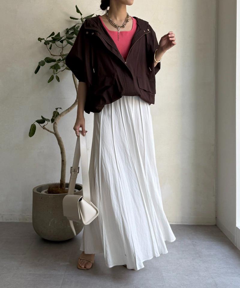 【新色追加/完売カラー再追加！】パネルプリーツスカート