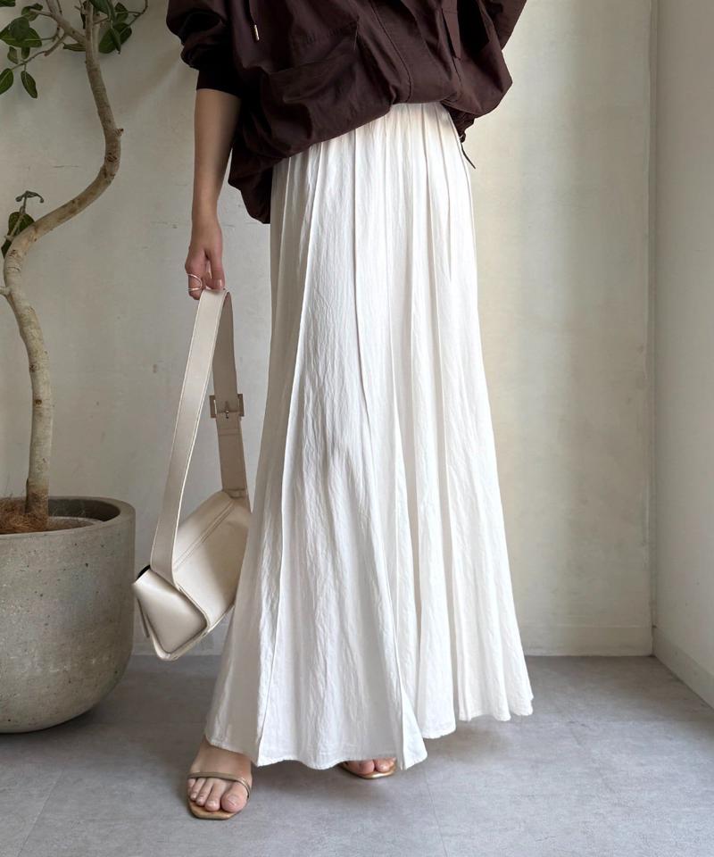 【新色追加/完売カラー再追加！】パネルプリーツスカート