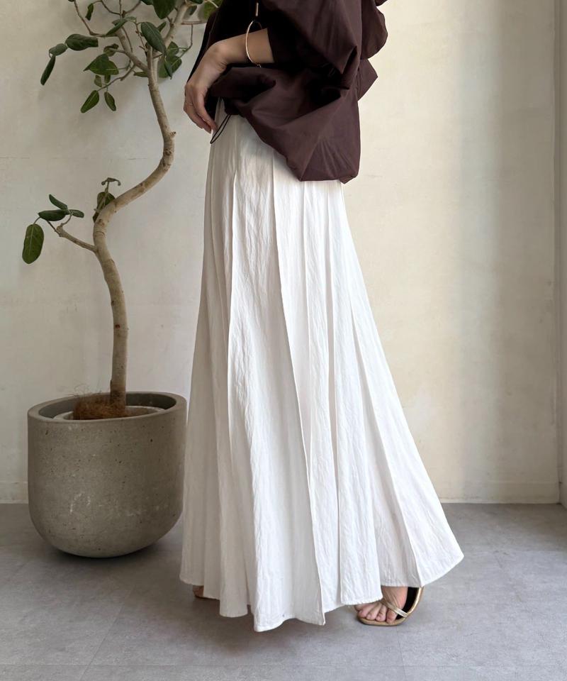 【新色追加/完売カラー再追加！】パネルプリーツスカート