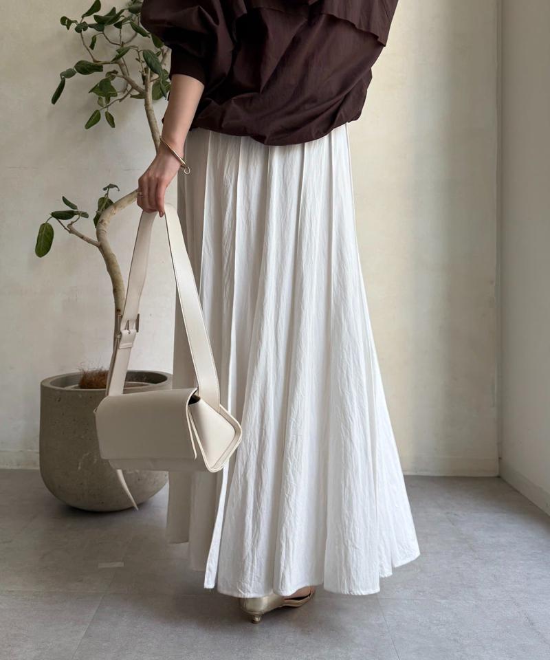 【新色追加/完売カラー再追加！】パネルプリーツスカート