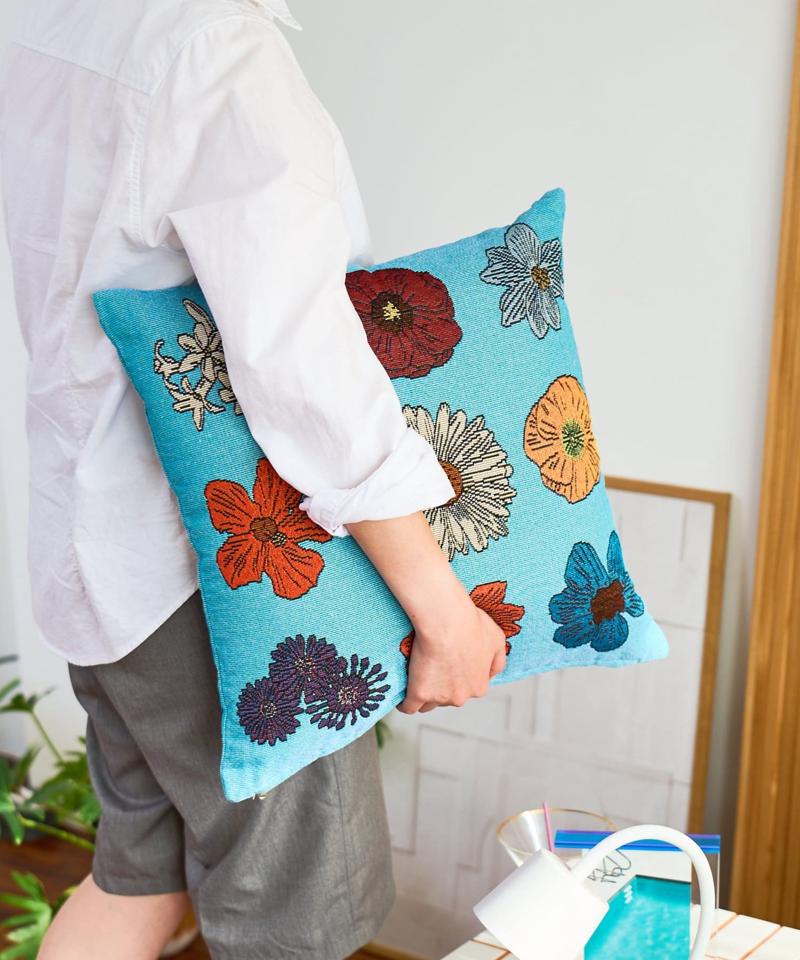 【SAHIR サヒール】Cushion cover flower