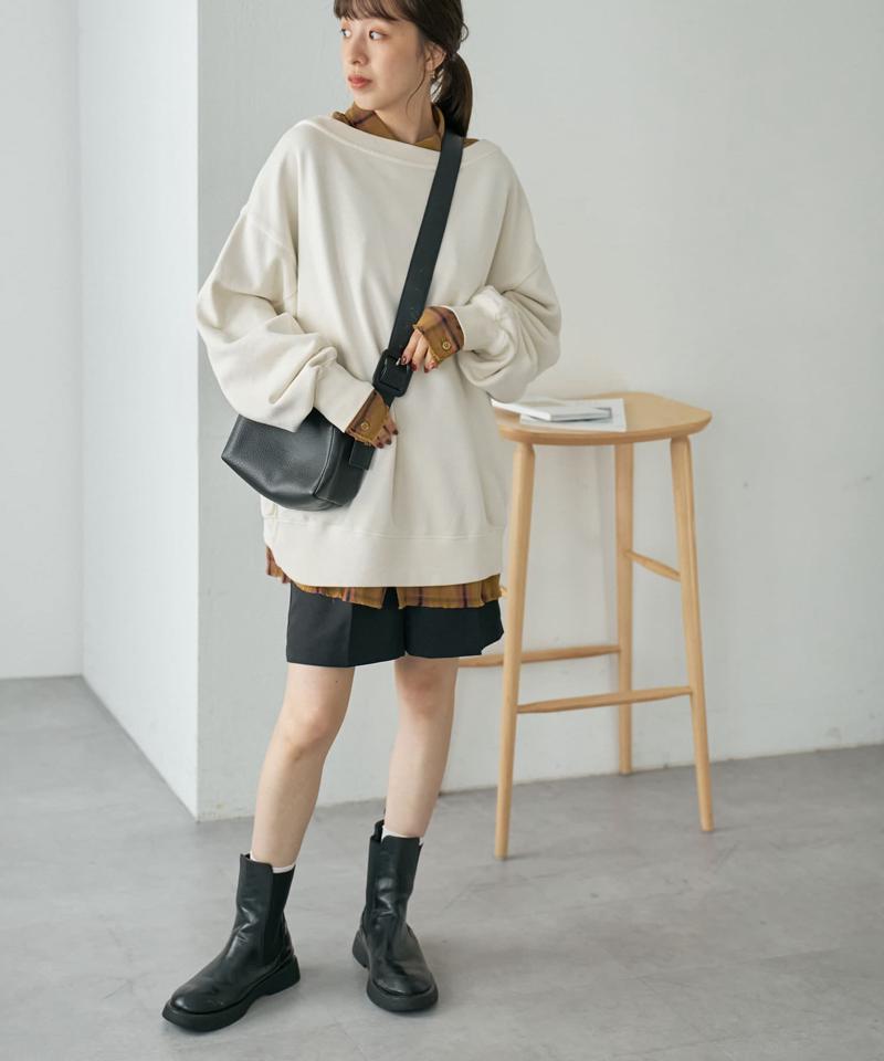 【WEB限定/ユニセックス】オンブレチェックオーバーシャツ