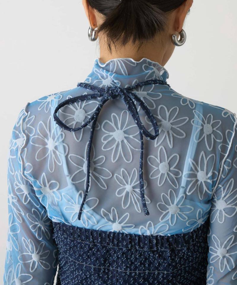 【HELLO.SANFRANCISCO】デニムホルターネックサロペット