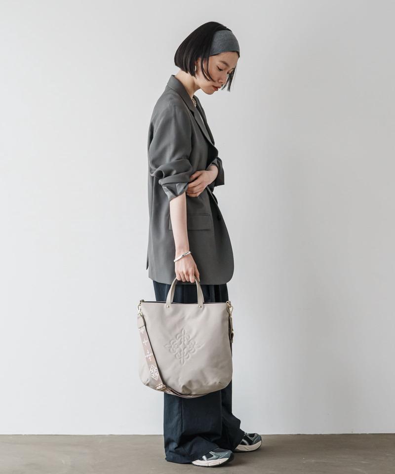 スリム2WAYトートバッグ <ナイロン>