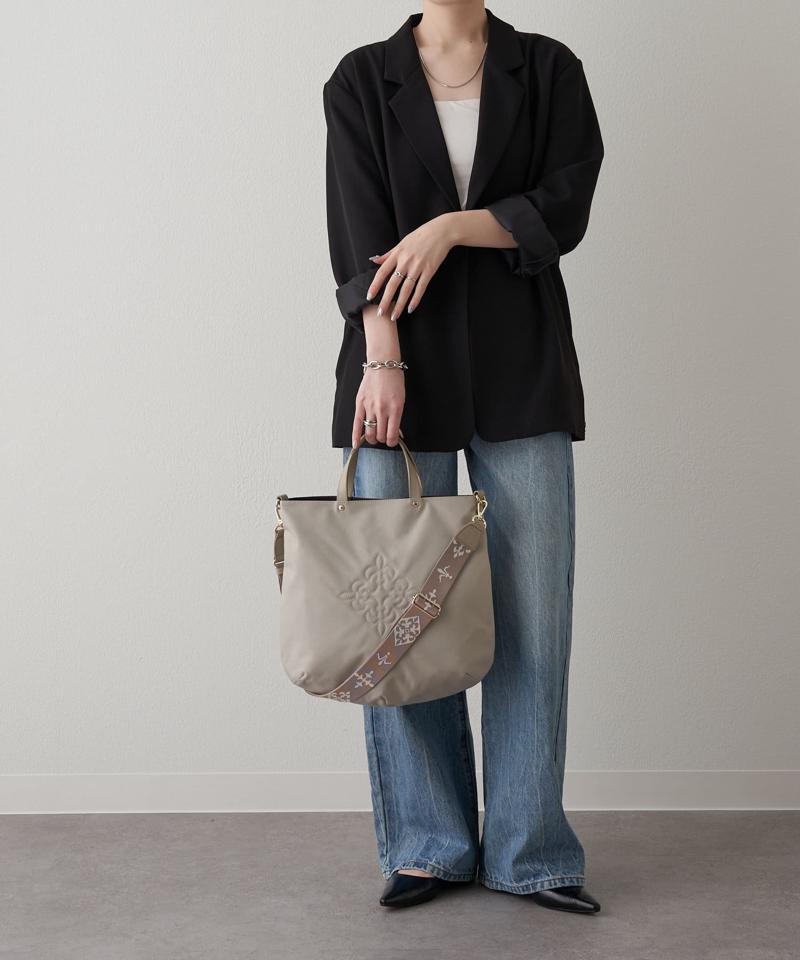 スリム2WAYトートバッグ <ナイロン>